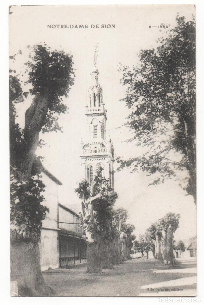 Cartes Postales: Postal principios del S.XX - Bas&iacute;lica de Notredame de Saxon-Sion-Escrita-