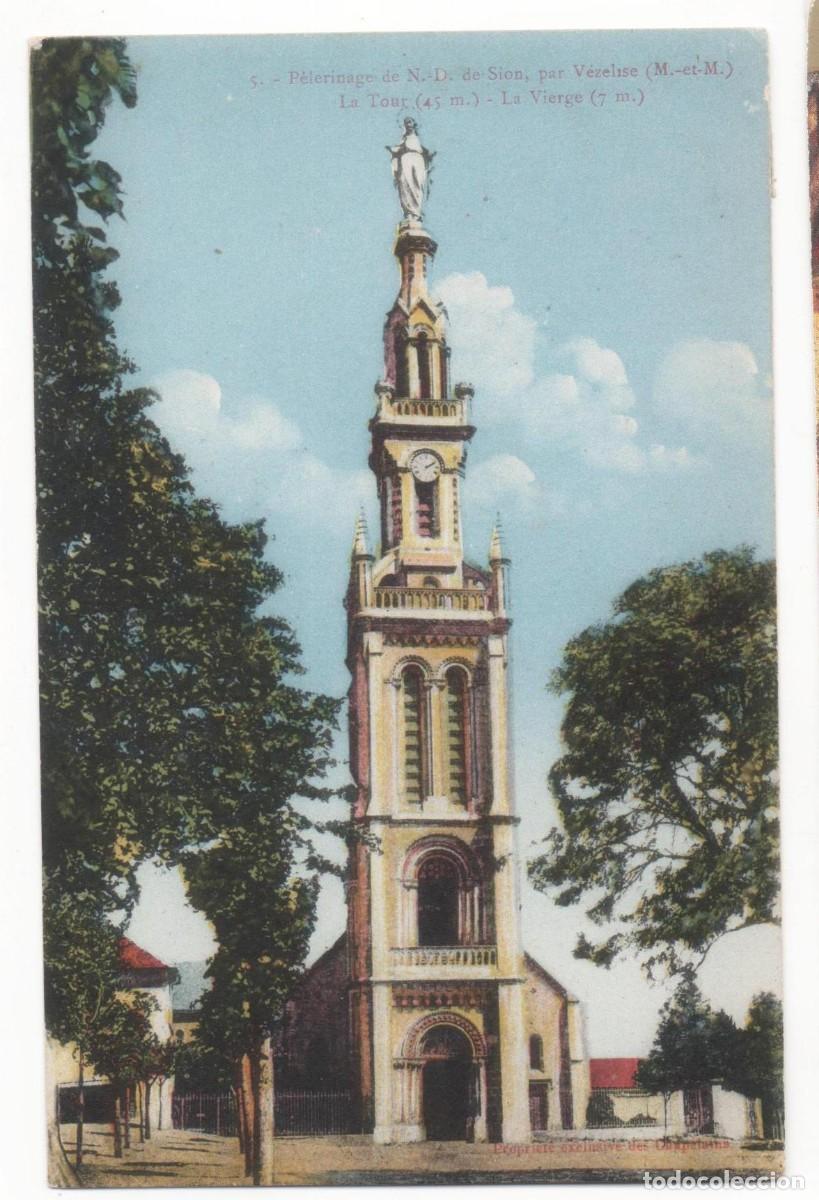 Cartes Postales: Postal principios del S.XX - Bas&iacute;lica de Notredame de Saxon-Sion-Circulada-