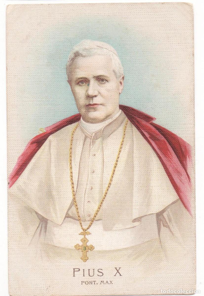 Cartes Postales: Postal principios del S.XX - El Papa Pio X-Circulada-