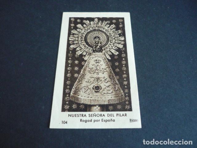 Postales: NUESTRA SE&Ntilde;ORA DEL PILAR ANTIGUA ESTAMPA
