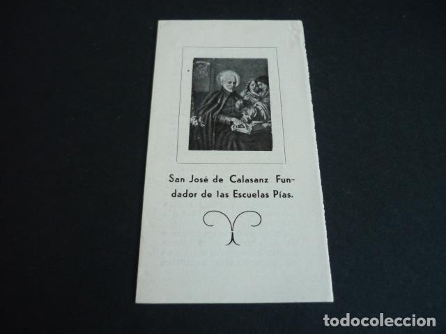 Cartes Postales: SAN JOSE DE CALASANZ ANTIGUA ESTAMPA