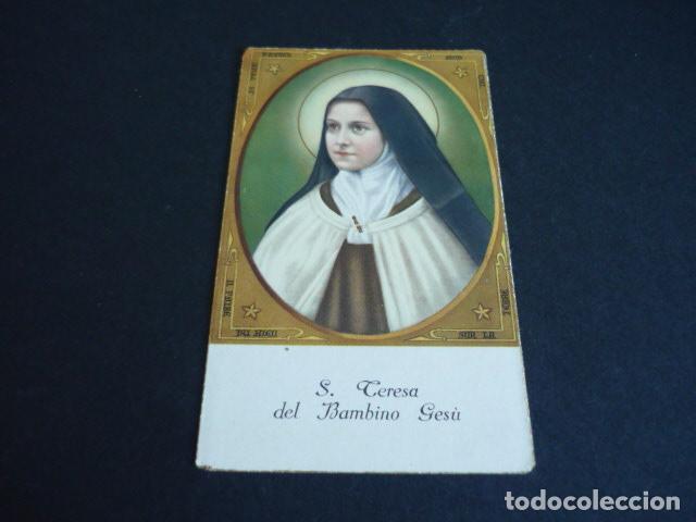 Postales: SANTA TERESITA DEL NI&Ntilde;O JESUS ANTIGUA ESTAMPA