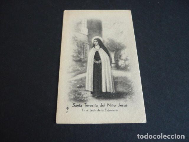 Cartes Postales: SANTA TERESITA DEL NI&Ntilde;O JESUS ANTIGUA ESTAMPA