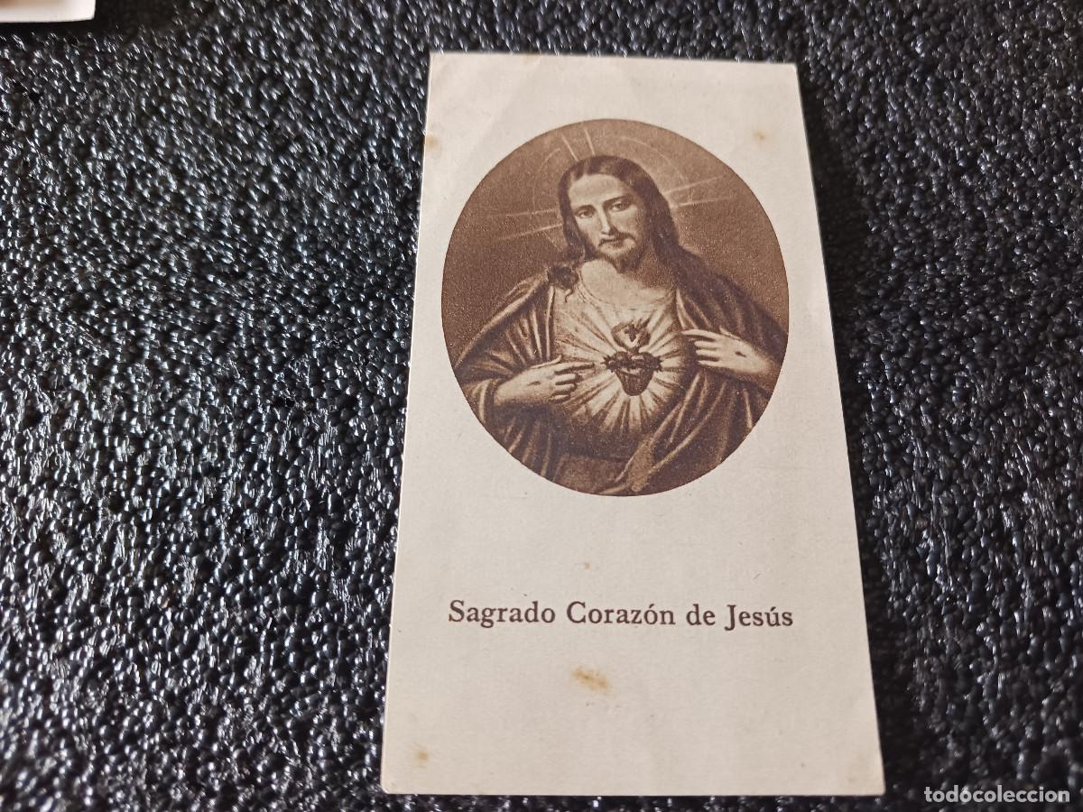 Cartoline: estampa, sagrado corazon de jesus, acto de consagracion