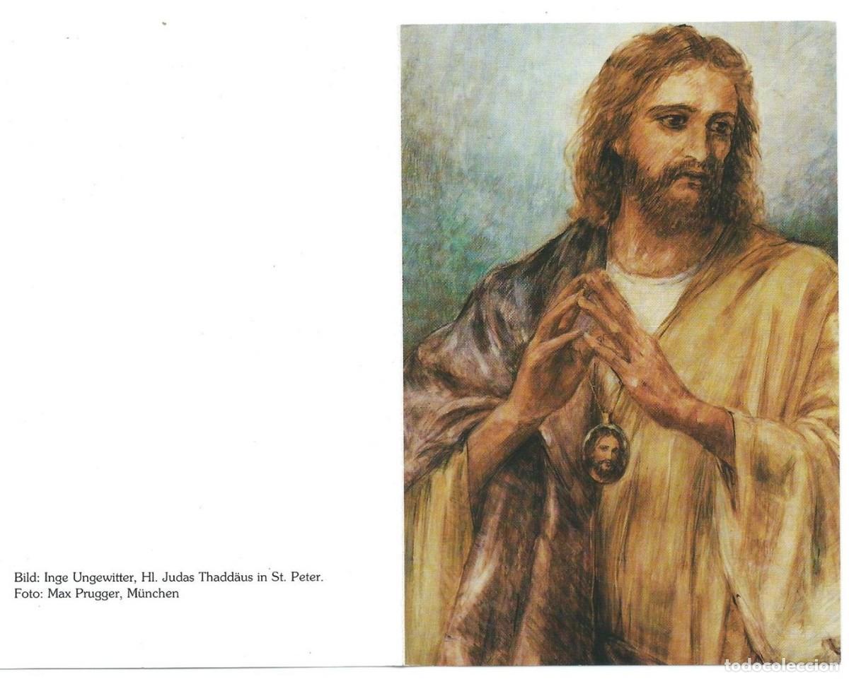 Postales: TARJETA DE SAN JUDAS TADEO.- ( ALEMAN )