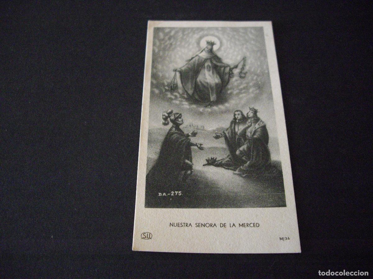 Postais: NUESTRA SE&Ntilde;ORA DE LA MERCED ANTIGUA ESTAMPA