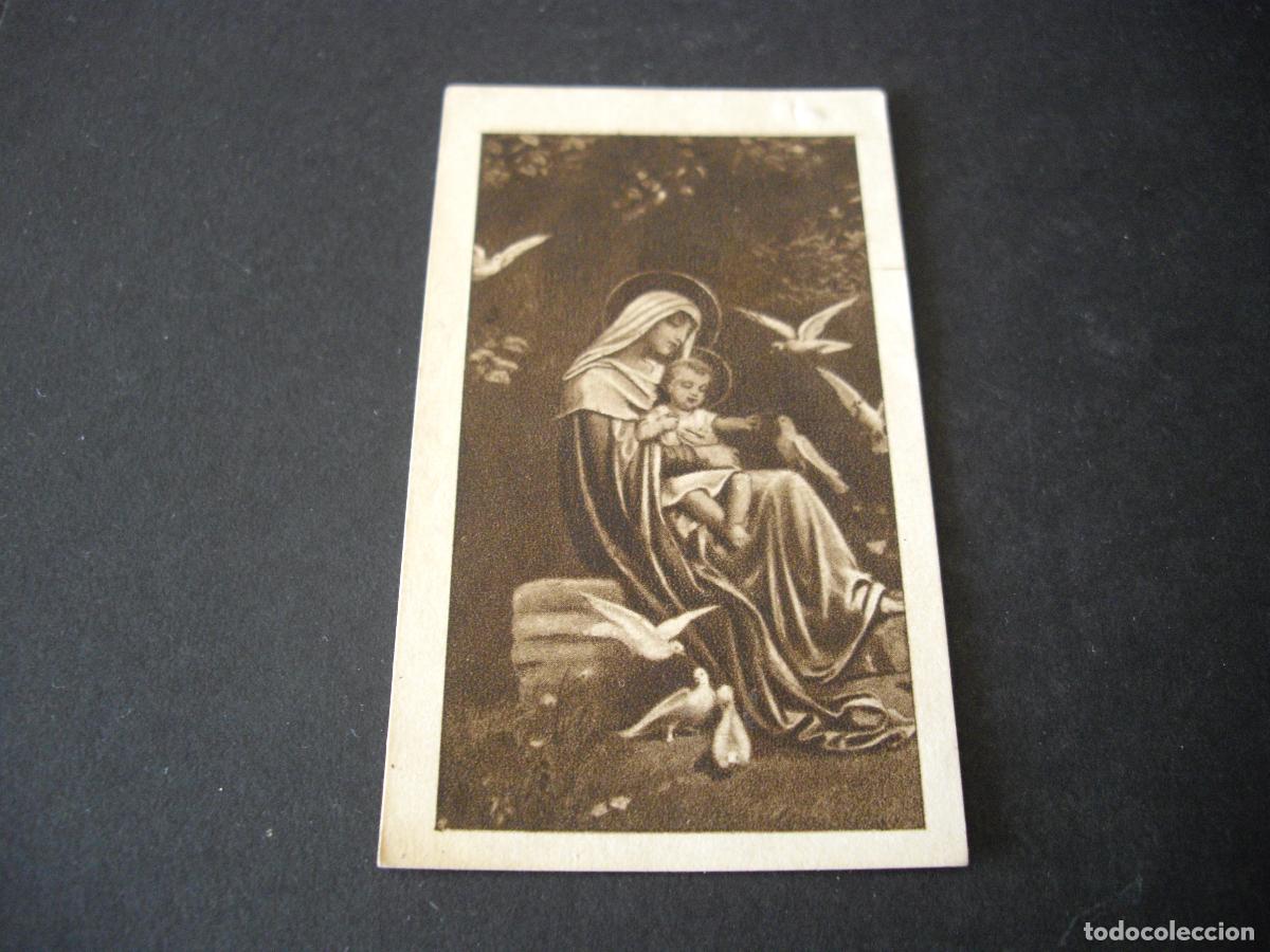 Postais: VIRGEN MAR&Iacute;A Y NI&Ntilde;O JESUS ANTIGUA ESTAMPA