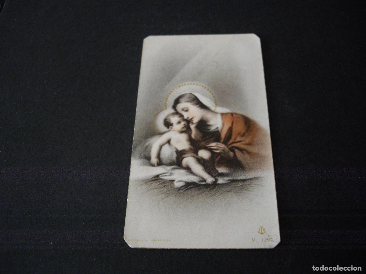 Cartes Postales: VIRGEN MARIA Y NI&Ntilde;O JESUS ANTIGUA ESTAMPA