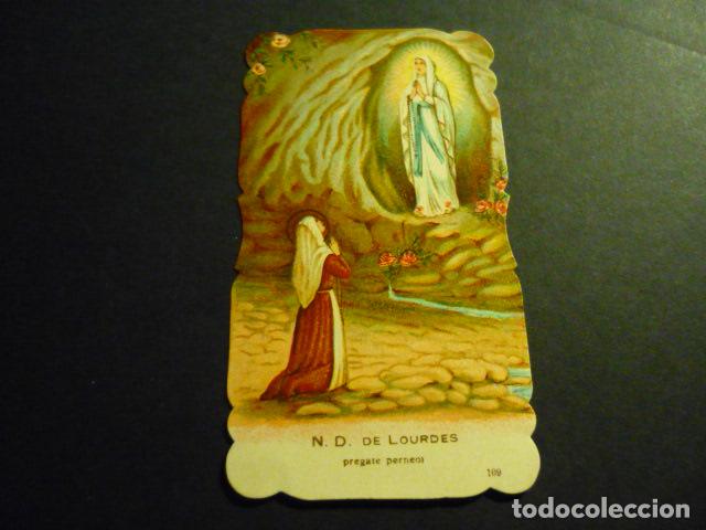 Cartes Postales: NUESTRA SE&Ntilde;ORA DE LOURDES ANTIGUA ESTAMPA