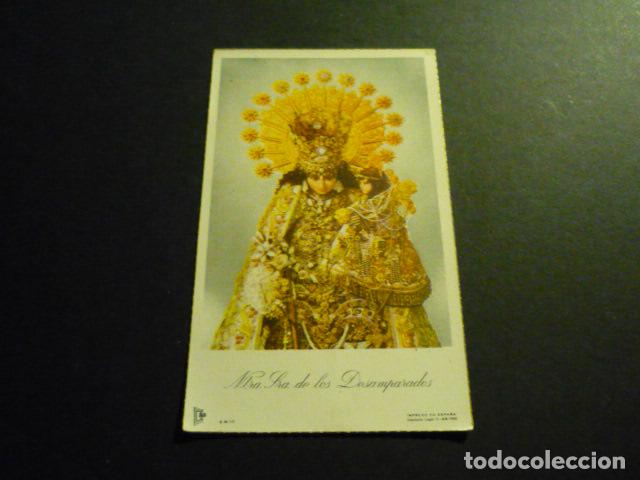 Cartoline: NUESTRA SE&Ntilde;ORA DE LOS DESAMPARADOS ANTIGUA ESTAMPA
