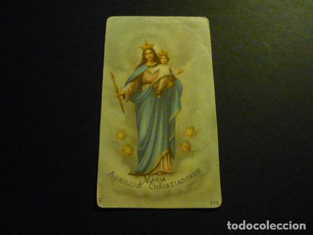 Cartoline: MARIA AUXILIADORA ANTIGUA ESTAMPA
