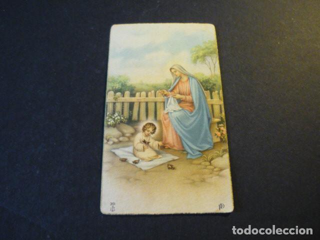 Postais: VIRGEN MARIA Y NI&Ntilde;O JESUS ANTIGUA ESTAMPA