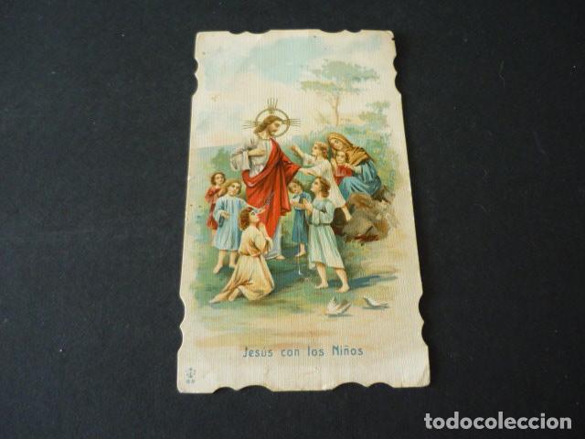 Postais: JESUS CON LOS NI&Ntilde;OS ANTIGUA ESTAMPA