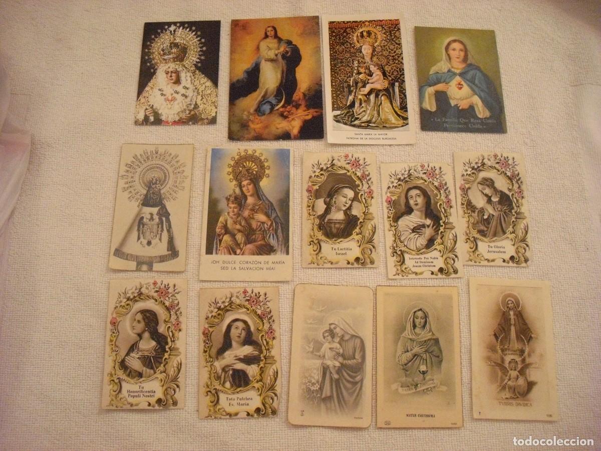 Postais: LOTE DE 14 POSTALES DE VIRGENES