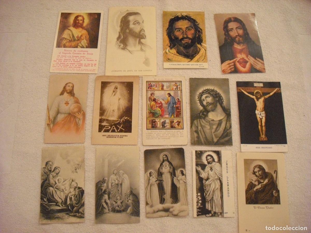 Postkarten: LOTE DE 14 POSTALES / ESTAMPAS DE JESUS