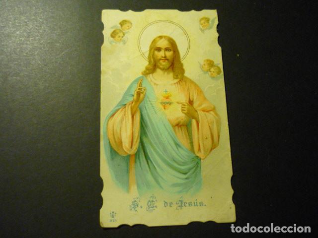 Postales: SAGRADO CORAZON DE JESUS ANTIGUA ESTAMPA