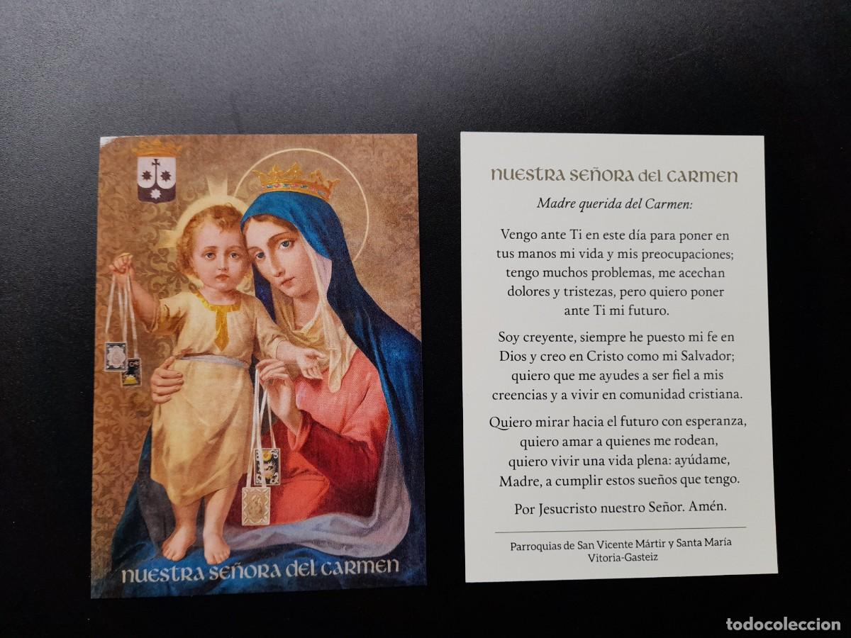 Postales: Estampa Virgen del Carmen - Foto 1