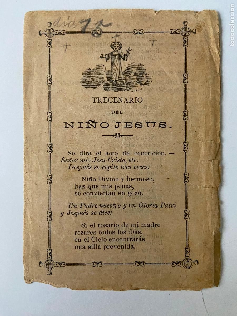 Postales: 245.- Trecenario de Ni&ntilde;o Jes&uacute;s 8 pag