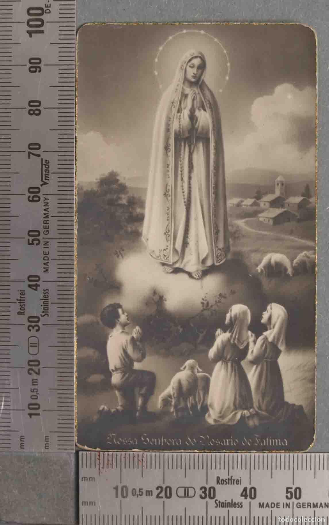 Postales: ESTAMPA. VIRGEN DE FATIMA - Foto 1