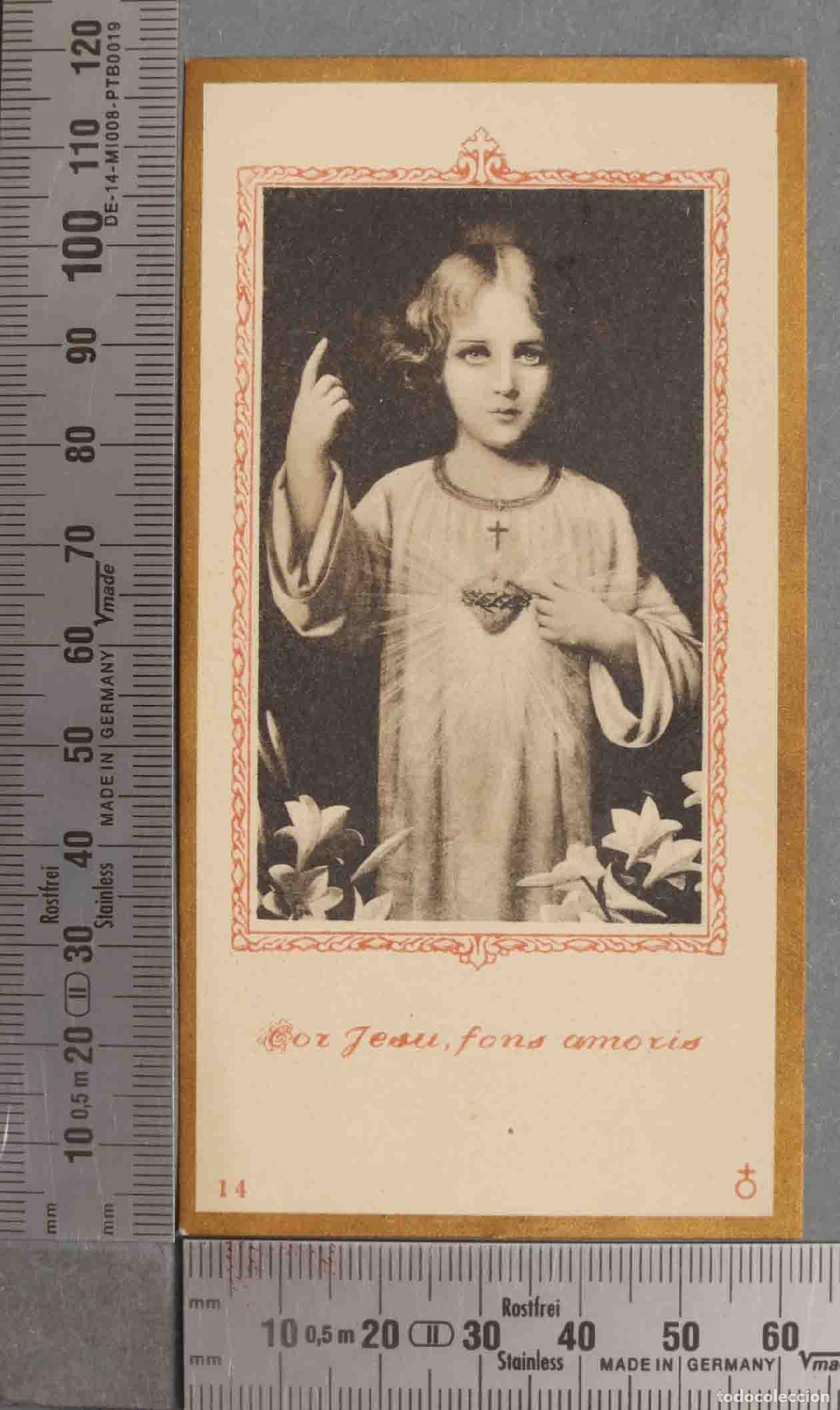 Postkarten: ESTAMPA. SAGRADO CORAZON NI&Ntilde;O JESUS
