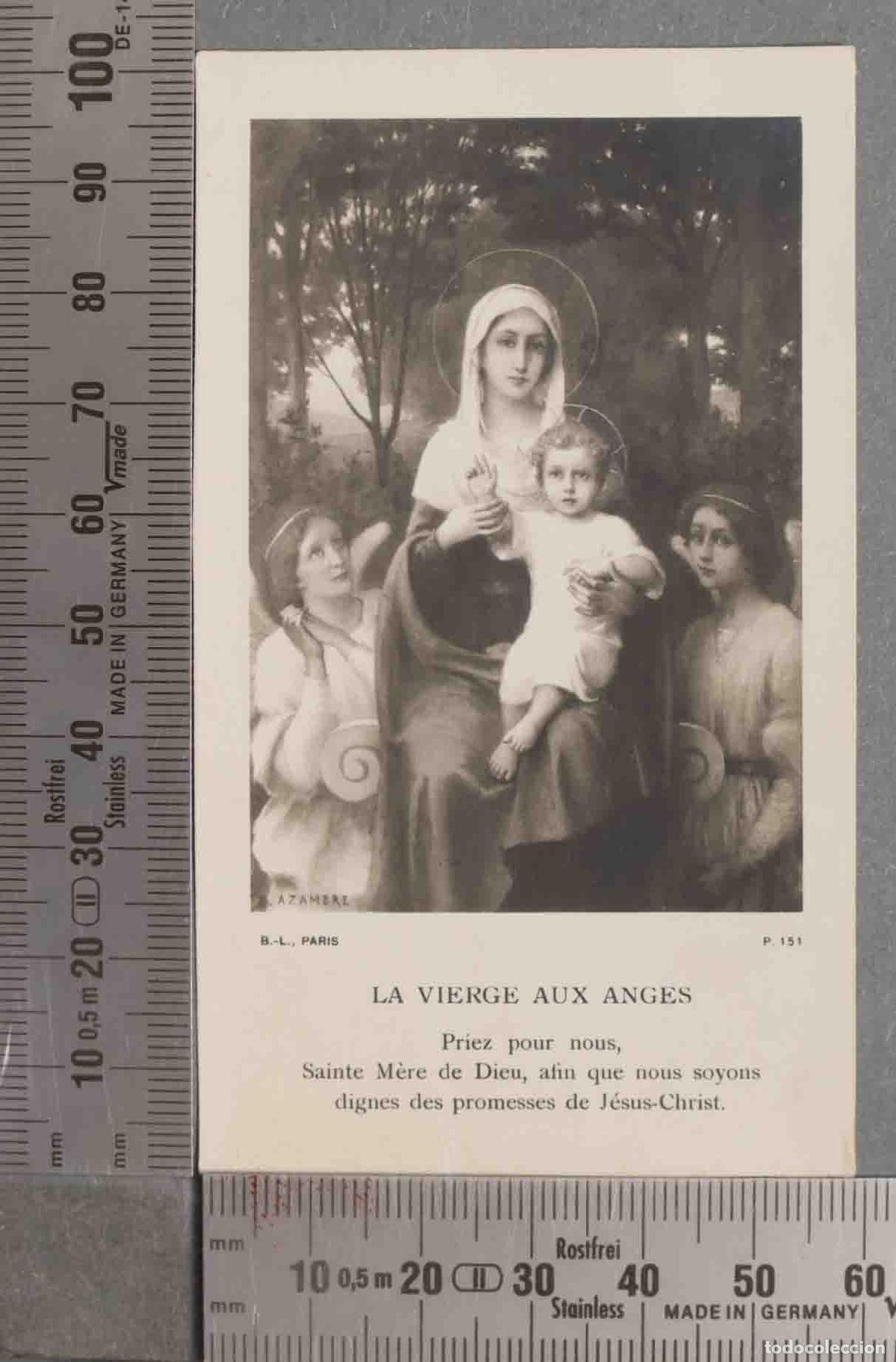 Postais: ESTAMPA. LA VIERGE AUX ANGES