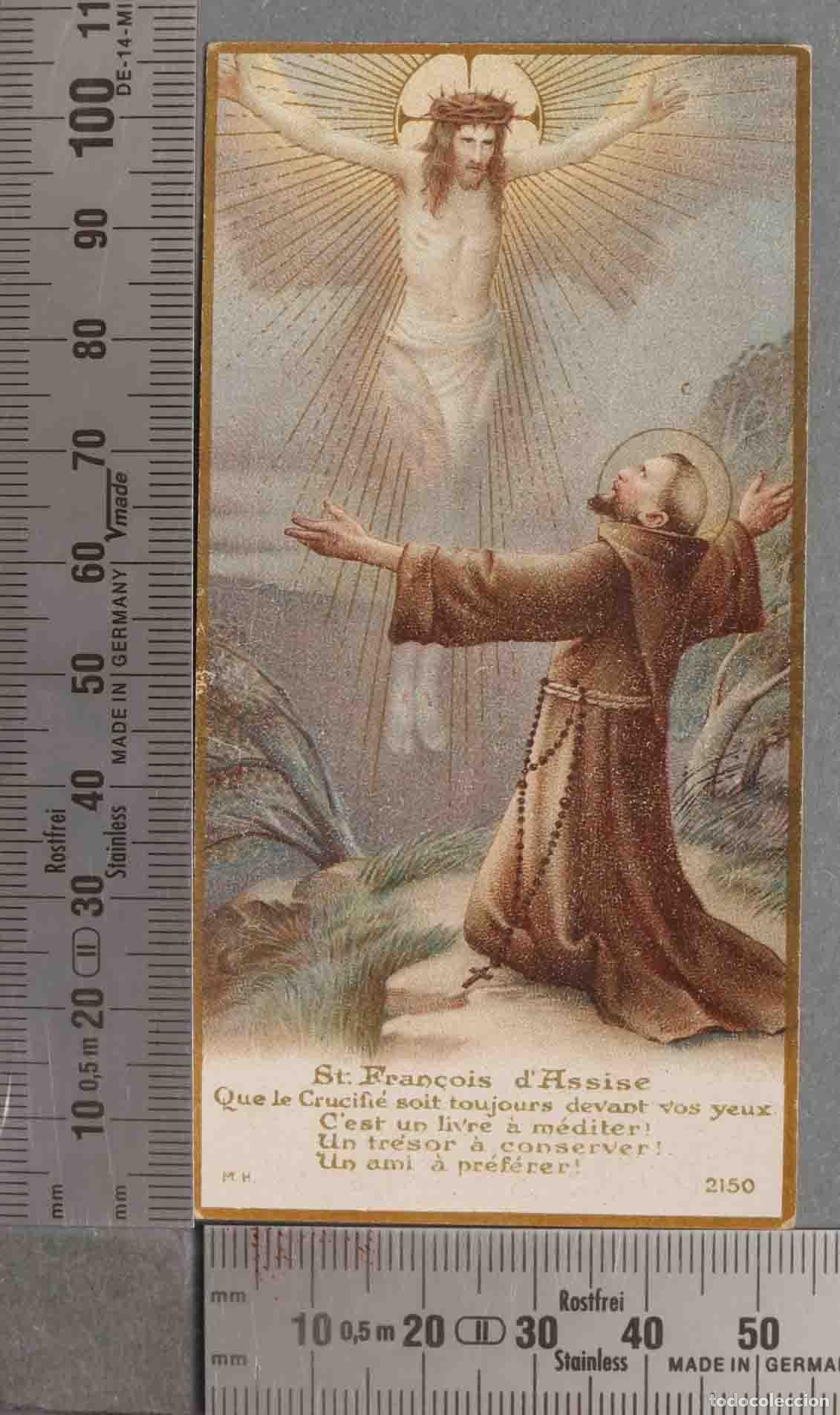 Postales: ESTAMPA. SAN FRANCISCO DE ASIS RECIBIENDO LOS ESTIGMAS