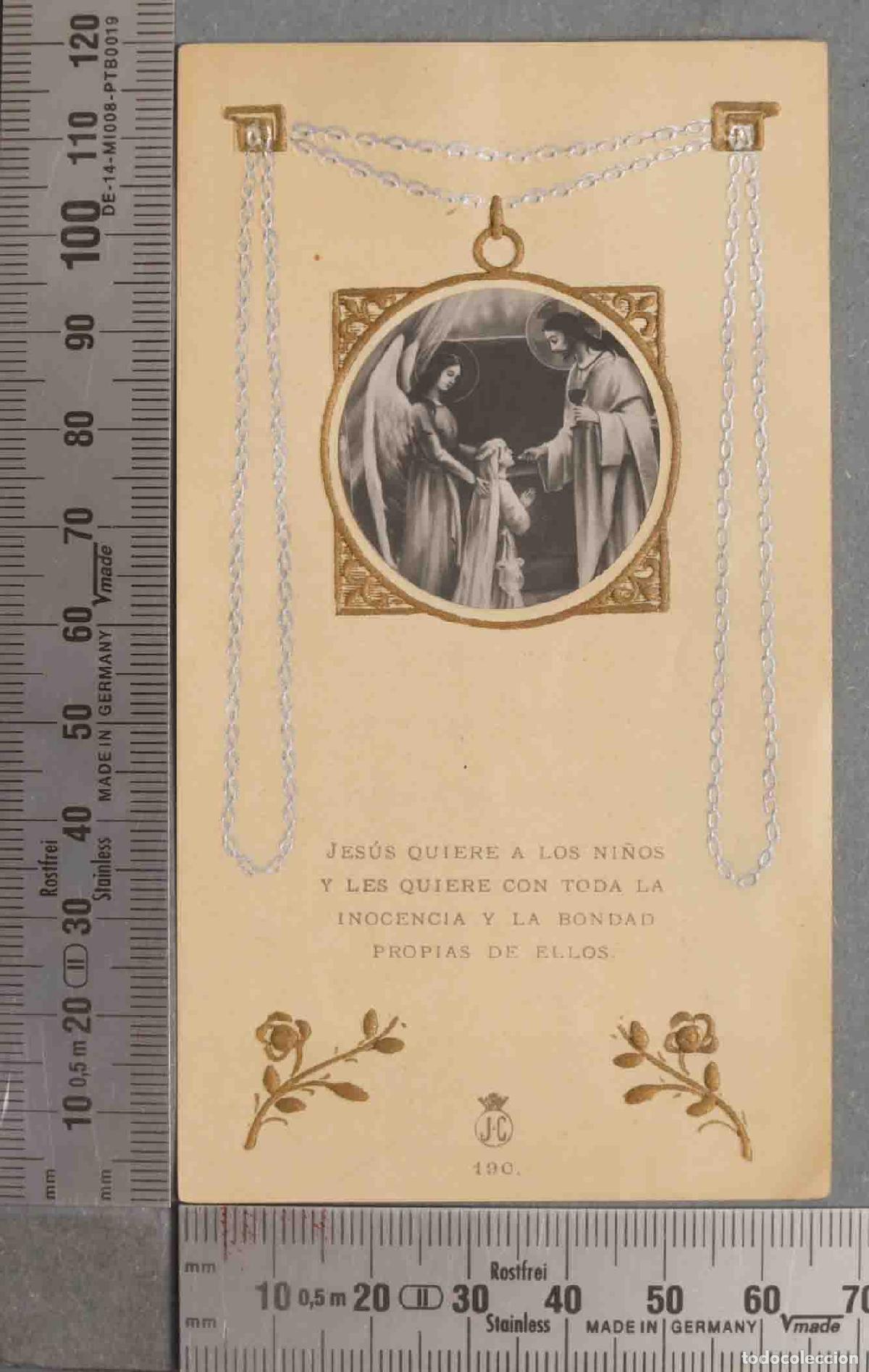 Postales: ESTAMPA. COMUNION IGLESIA 1921 VILLAGARCIA DE AROSA