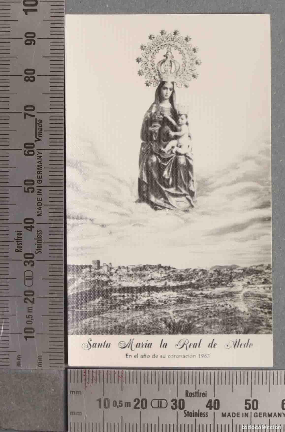 Postales: ESTAMPA. SANTA MARIA REAL DE ALEDO CORONACION 1963