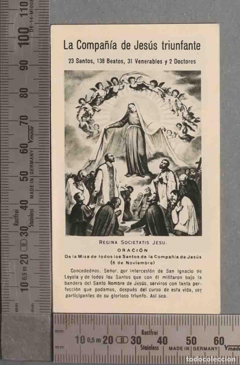 Cartoline: ESTAMPA. La Compa&ntilde;&iacute;a de Jes&uacute;s triunfante