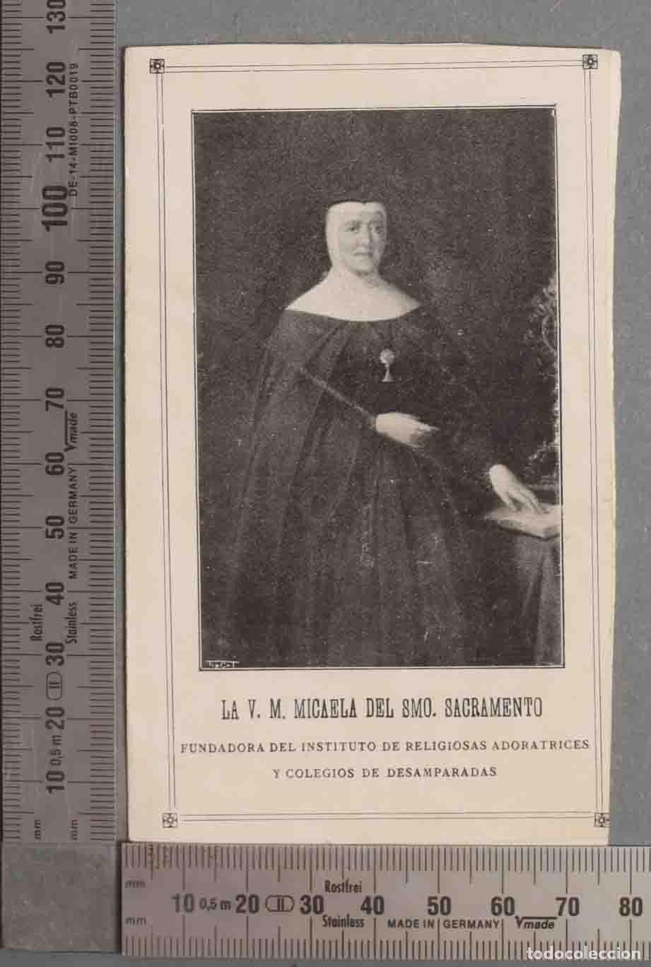 Postais: ESTAMPA. la v m micaela del smo sacramento