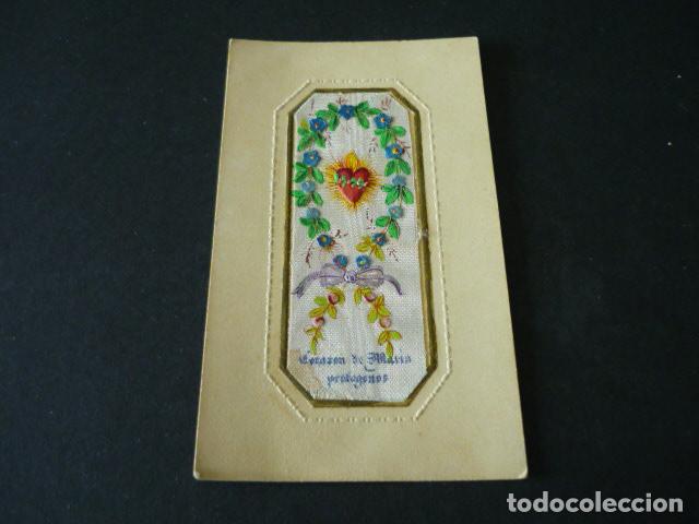 Cartes Postales: CORAZON DE MARIA ANTIGUA ESTAMPA PINTADA A MANO