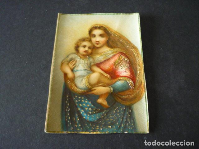 Postales: VIRGEN MARIA Y NI&Ntilde;O JESUS ANTIGUA ESTAMPA