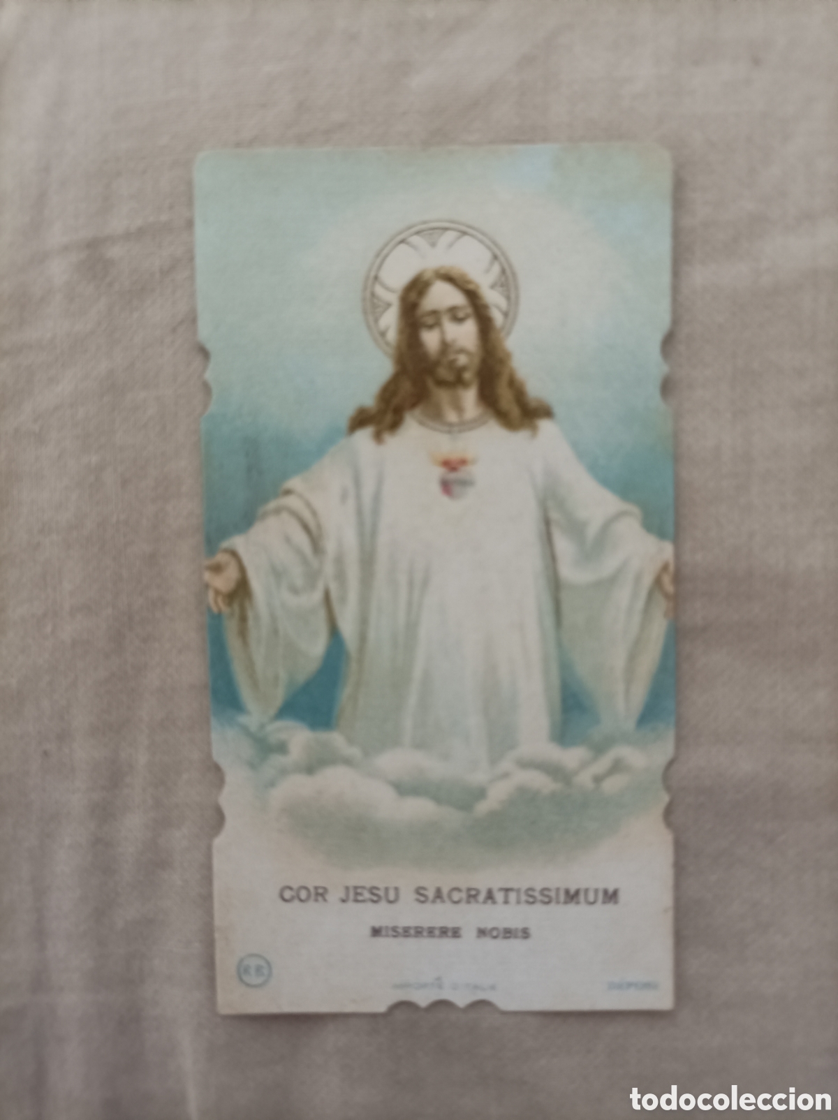 Postcards: COR JESU SACRATISSIMUM MISERERE NOBIS ESTAMPA RELIGION ANTIGUA