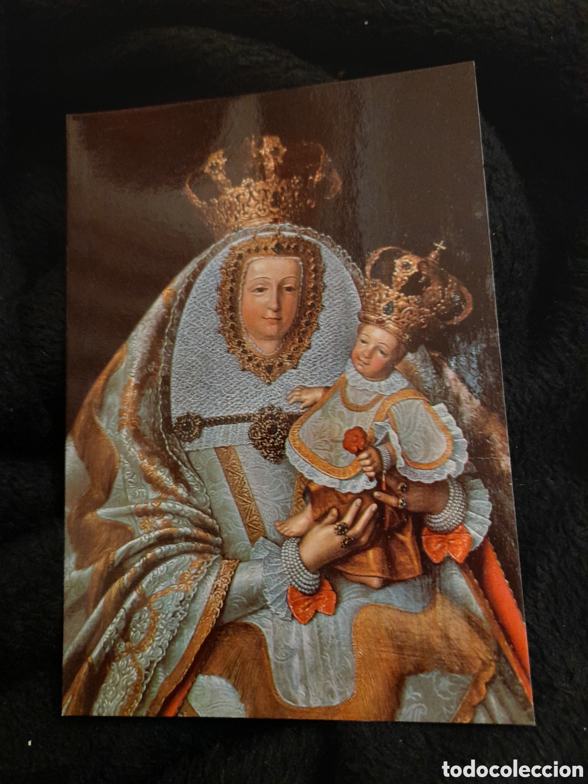 Cartes Postales: Antigua postal fotogr&aacute;fica, Cuadro de Nuestra Se&ntilde;ora del Pino, Catedral de Las Palmas