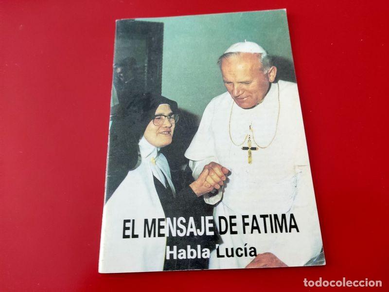 Postkarten: FOLLETO ESTAMPA 20&ordm; EDICION EL MENSAJE DE FATIMA HABLA LUCIA
