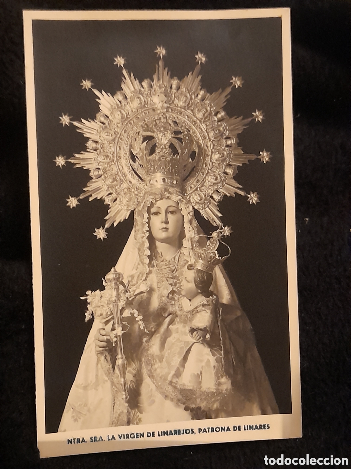 Postais: Antigua foto postal, Nuestra Se&ntilde;ora La Virgen de Linarejos, Patrona de Linares