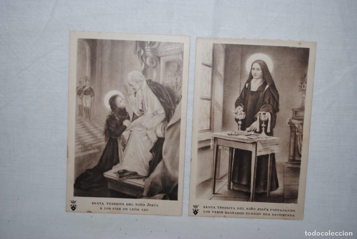 Postales: SANTA TERESITA DEL NI&Ntilde;O JESUS , Y UN PAPA.