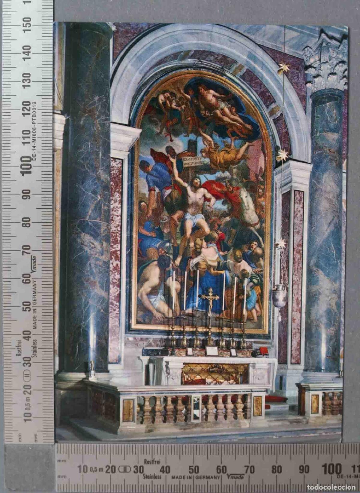 Postais: POSTAL. ALTARE DI S SEBASTIANO VATICANO