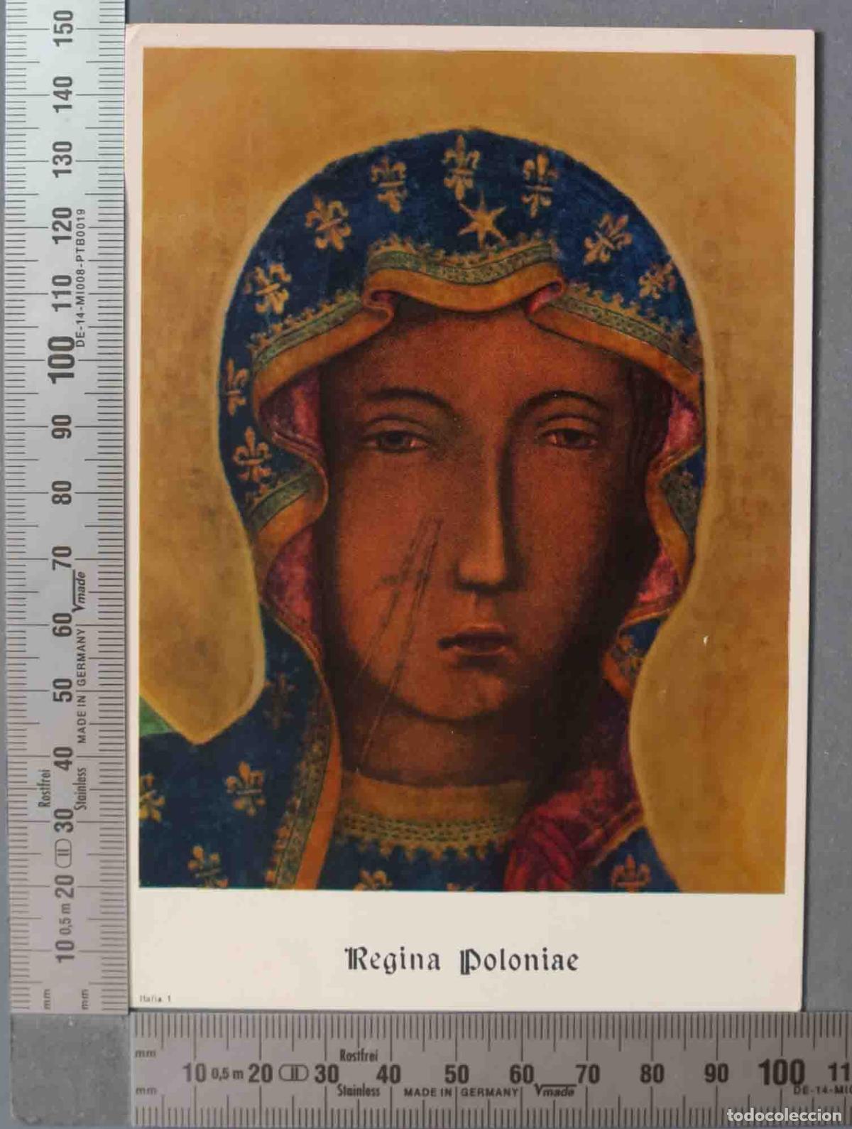 Postales: POSTAL. TWARZ M. B. JASNOG&Oacute;RSKIEJ THE PAINTING OF OUR LADY OF JASNA POLANO &bull; &bull; 1430