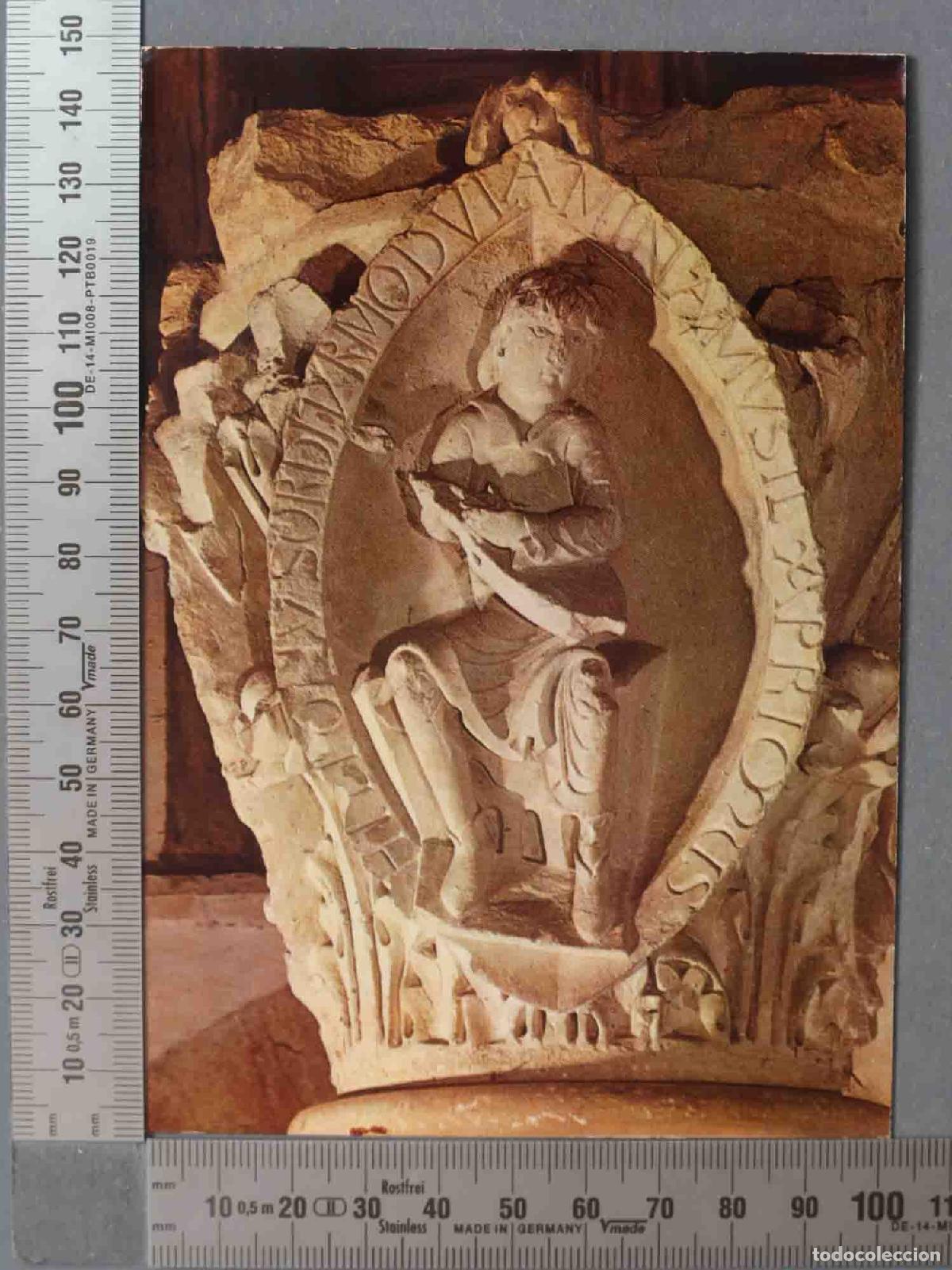 Postkarten: POSTAL. ABBAYE DE CLUNY 71.40.108 - Chapiteau des Tons de la Musique : la Cithare..