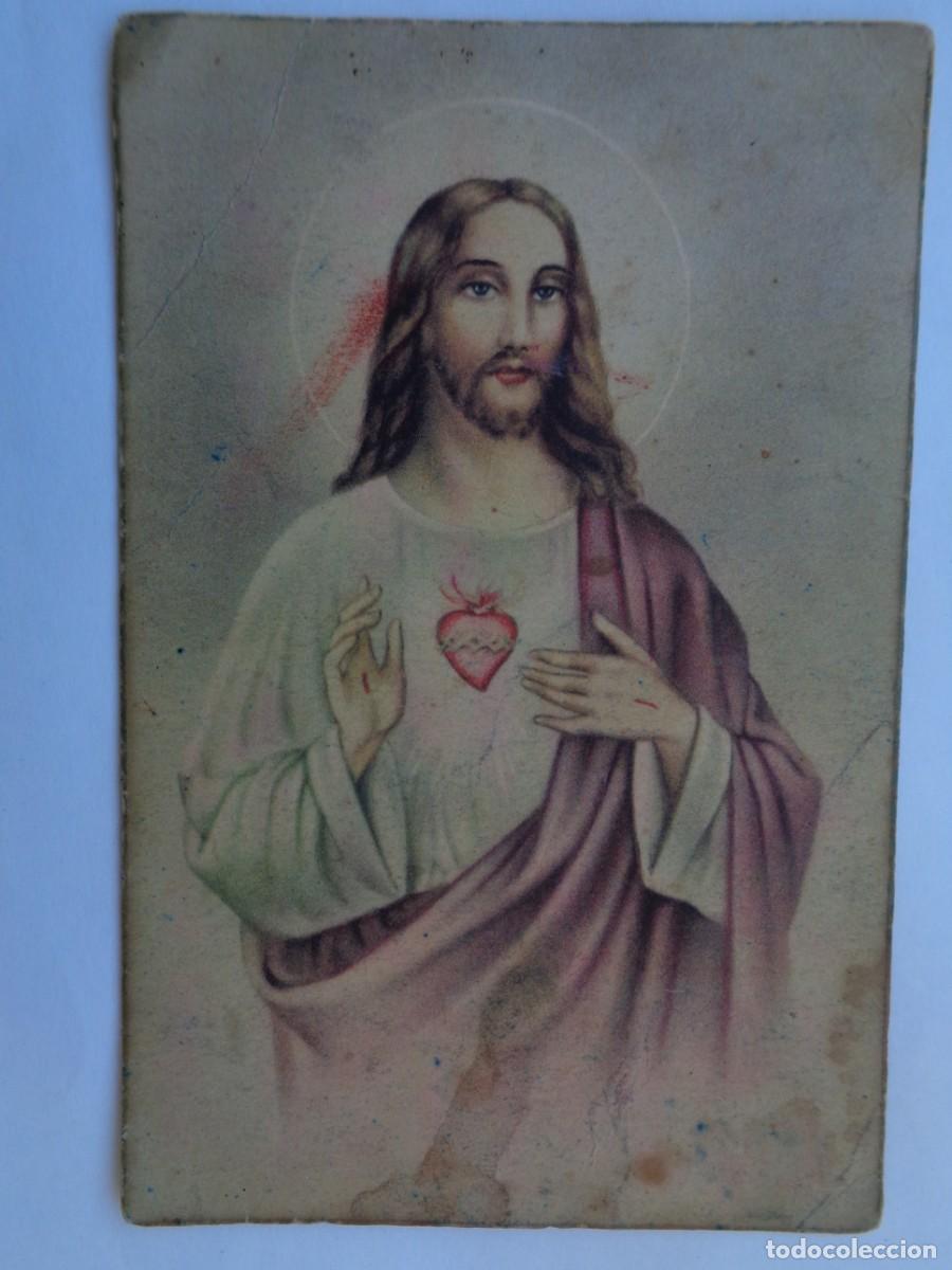 Postales: POSTAL DEL SAGRADO CORAZON DE JESUS . AOS 30 - 40