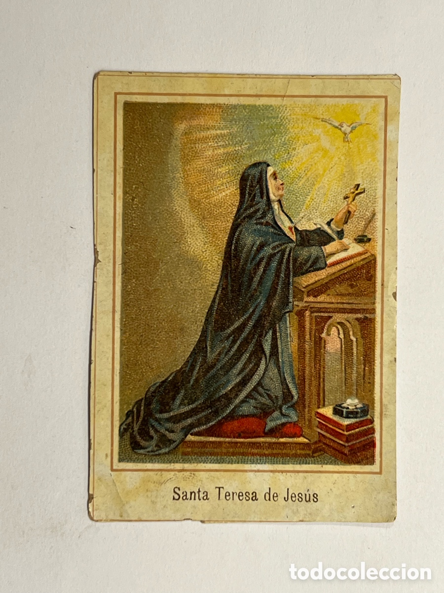 Postales: SANTA TERESA DE JESUS. Estampa Cromolitografia (h.1910?)