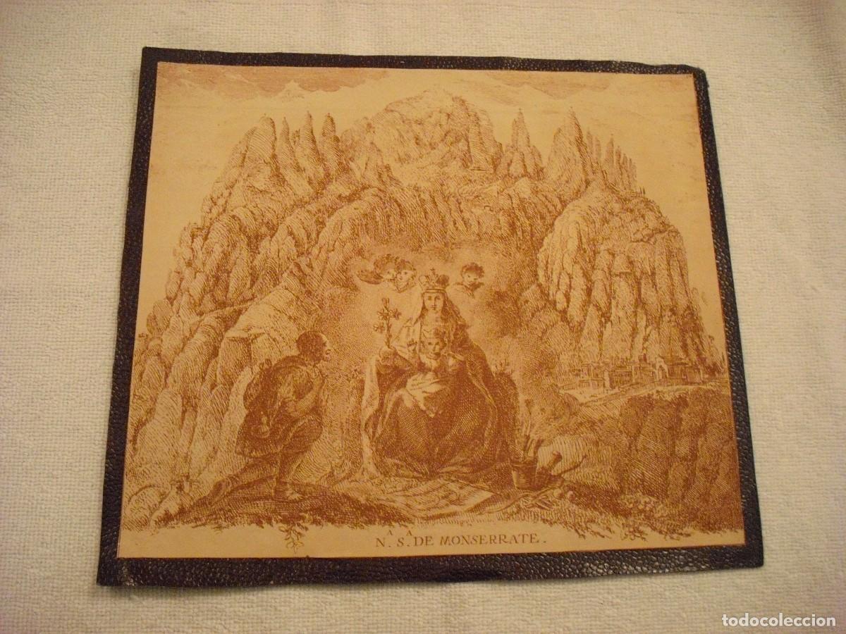 Postais: ANTIGUA IMAGEN DE LA VIRGEN DE MONTSERRAT 25 X 21 CM