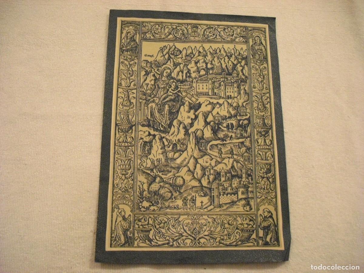Postais: ANTIGUA IMAGEN DE LA VIRGEN DE MONTSERRAT 26 X 18 CM