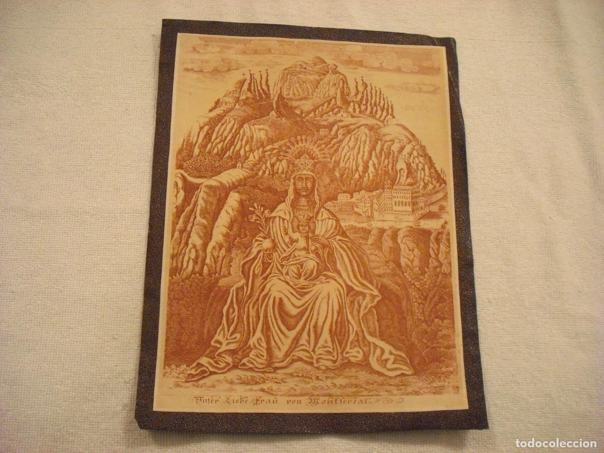Postais: ANTIGUA IMAGEN DE LA VIRGEN DE MONTSERRAT 26 X 19 CM