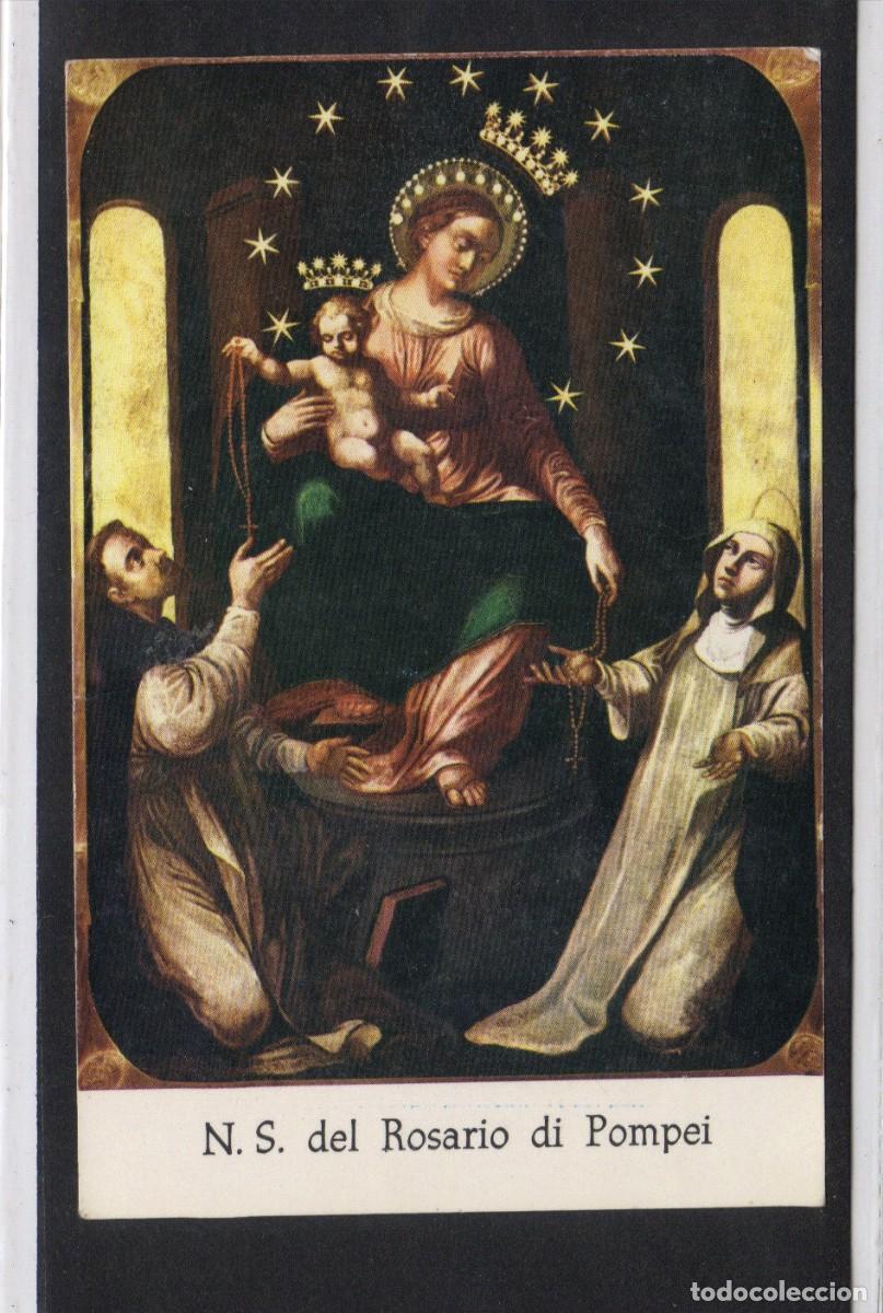 Postales: Santino - Madonna del Rosario Venerata a Pompei 3