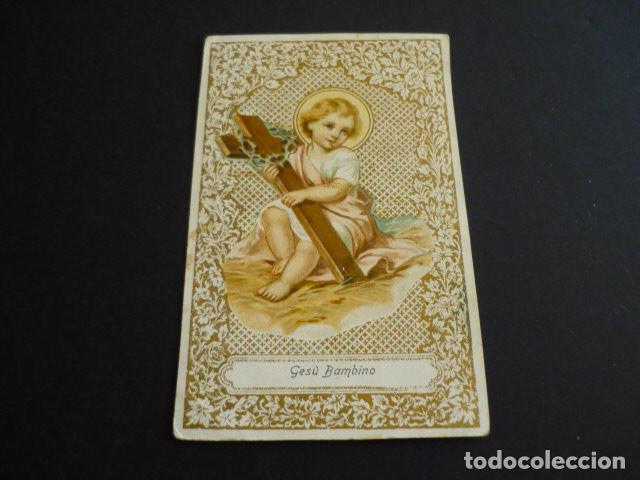 Postkarten: NI&Ntilde;O JES&Uacute;S ANTIGUA ESTAMPA CROMOLITOGRAFICA