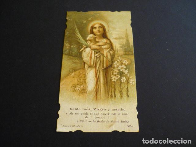 Postkarten: SANTA INES ANTIGUA ESTAMPA CROMOLITOGRAFICA