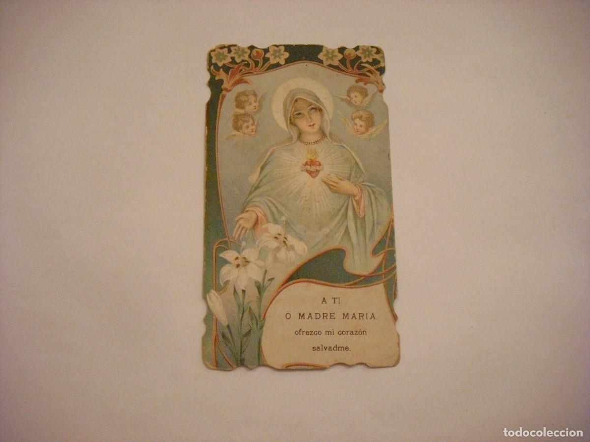 Postais: BONITA ESTAMPA TROQUELADA DE LA VIRGEN