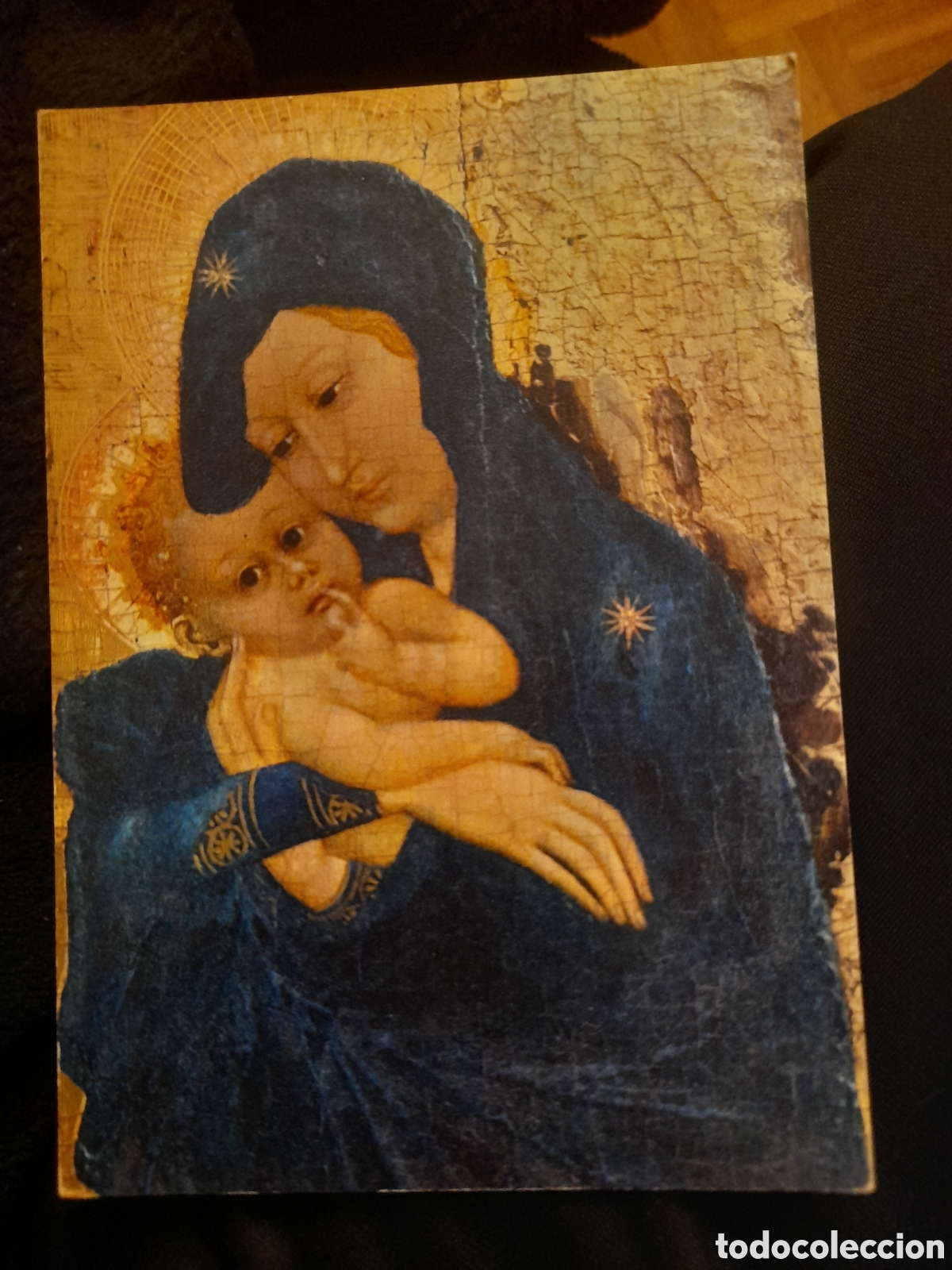 Postales: Virgen con Ni&ntilde;o, Museo del Louvre